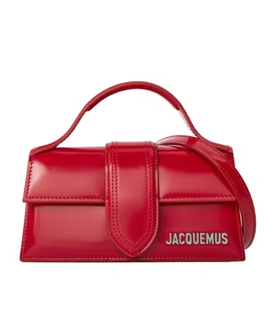Jacquemus Trapezoid Top-handle Mini Bag In Red