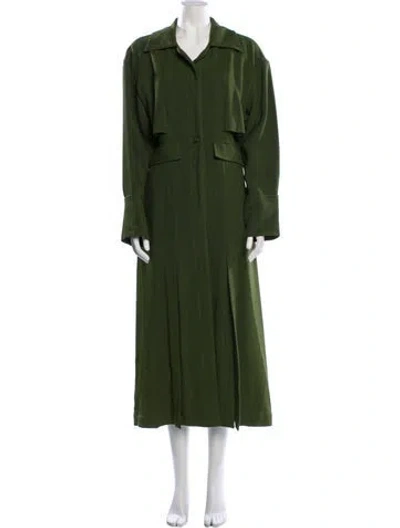 Pre-owned Jacquemus Trench Coat In Green