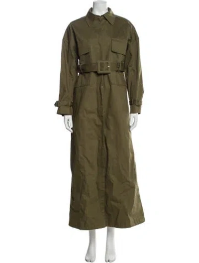 Pre-owned Jacquemus Trench Coat In Green
