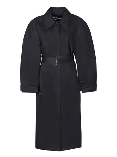 Jacquemus Black Les Classiques 'le Trench Bari' Trench Coat