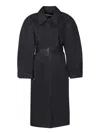 Jacquemus Long-sleeved Coat In Black