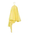 Jacquemus Neutral Mini Triangle Halter Neckline Dress In Multi