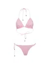 Jacquemus Triangle Bikini Set In Pink