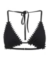 Jacquemus Triangle Bikini Top Le Haut De Maillot In Black