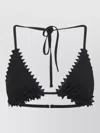 Jacquemus Triangle Bikini Top Le Haut De Maillot In Black