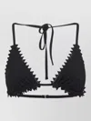 Jacquemus Triangle Bikini Top Le Haut De Maillot In Black