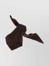 Jacquemus Triangle Cashmere Scarf Pointed Tip In Brown