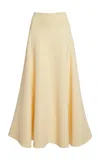 Jacquemus Triangle High-rise Crepe Midi Skirt
