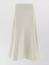 Jacquemus Triangle Midi A-line Skirt High Waist In White