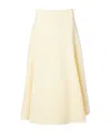 Jacquemus Triangle Midi Skirt In White
