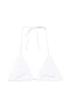 Jacquemus Triangle Mini Bikini With Laces In White