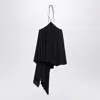 Jacquemus Courte Asymmetric Cotton-blend Crepon Halterneck Dress In Multi