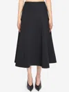 Jacquemus High Waist Embroidered Maxi Skirt In Black