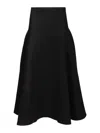 Jacquemus Triangle Skirt Skirts Black In Multi