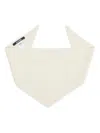 Jacquemus Triangular Shape Scarf In Neutral