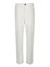 Jacquemus White Pants With Button Closure