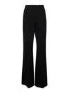 Jacquemus Apollo High-waist Flared Pants In Black