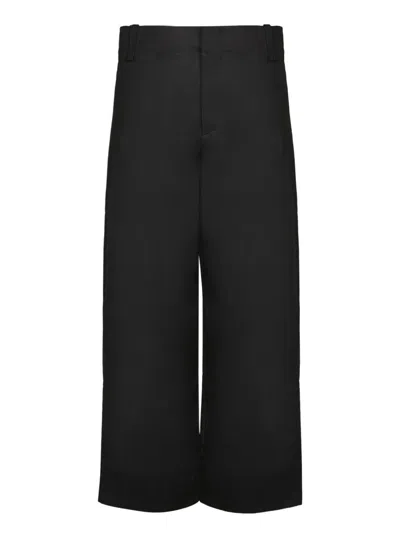Jacquemus Trousers In Black