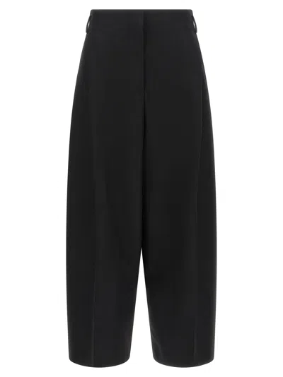 Jacquemus Trousers In Black