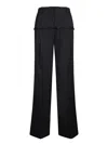 Jacquemus Black Le Chouchou 'le Pantalon Criollo' Trousers In Black