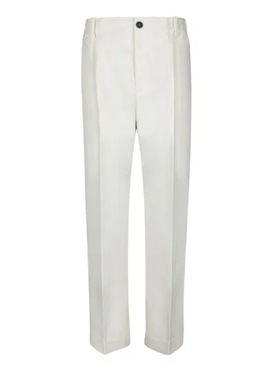 Jacquemus Trousers In White