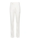 Jacquemus Le Pantalon Tibau Side-slit Slim Pants In White