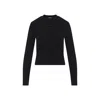 Jacquemus Stretch-cotton Grosgrain Logo T-shirt In Black