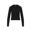 Jacquemus Stretch-cotton Grosgrain Logo T-shirt In Black