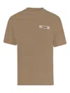 Jacquemus The Gros Grain T-shirt In Brown