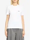Jacquemus Tshirt In Cotone In White