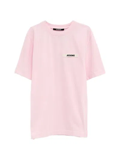 Jacquemus T-shirt Logo In Pink