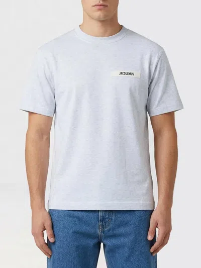 Jacquemus T-shirt  Men Color Grey In White