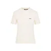 Jacquemus Le Tshirt Gros Grain Short Sleeve In White