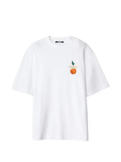 Jacquemus Le T-shirt Clémentine In White