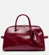 Jacquemus Womens Burgundy Le Petit Turismo Leather Top Handle Bag In Burgundy