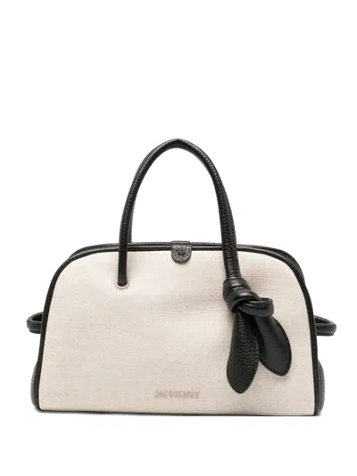 Pre-owned Jacquemus Turismo Tote Bag In Neutral