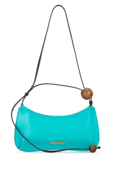 Jacquemus The Pearl Kiss In Turquoise