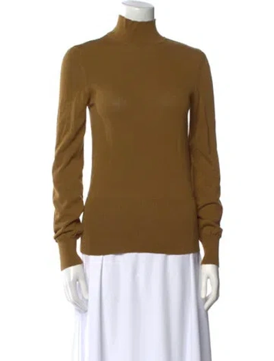 Pre-owned Jacquemus Turtleneck Long Sleeve Sweatshirt In Brown