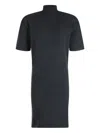 Jacquemus Knitted Wool And Cashmere Minidress In Gray