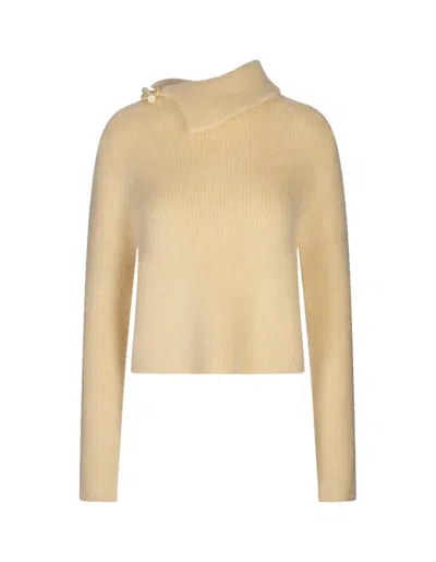 JACQUEMUS TURTLENECK STRIPED JUMPER