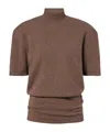 Jacquemus Turtleneck Sweater In Brown