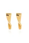Jacquemus Twisted-shapped Earrings In Gold