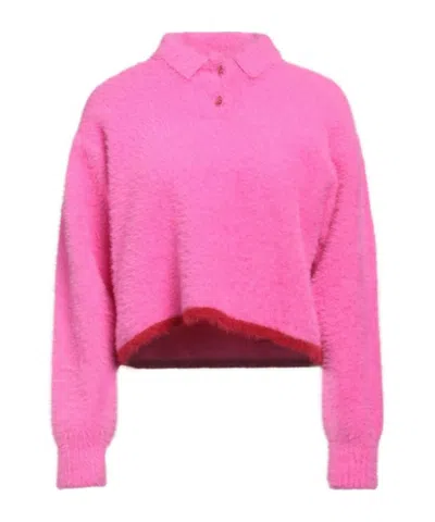 Jacquemus Two-color Knitted Sweater In Multi