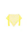 Jacquemus Two-tone Knitted Tie In Pattern