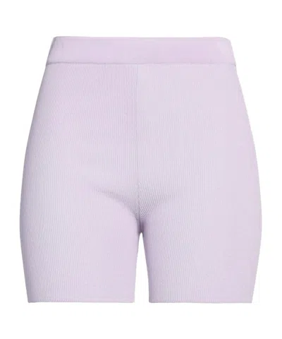 Jacquemus Two-tone Shorts In Purple