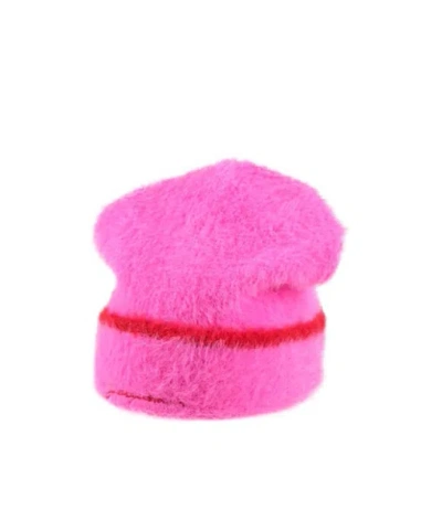 Jacquemus Twotone Woolen Knit Beanie In Pink