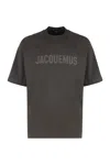 Jacquemus Typo T-shirt In Brown