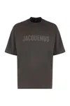 Jacquemus Typo T-shirt In Brown