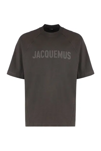 JACQUEMUS JACQUEMUS TYPO COTTON CREW-NECK T-SHIRT