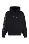 Jacquemus Hooded Typo Sweatshirt With Logoed Sleeve
